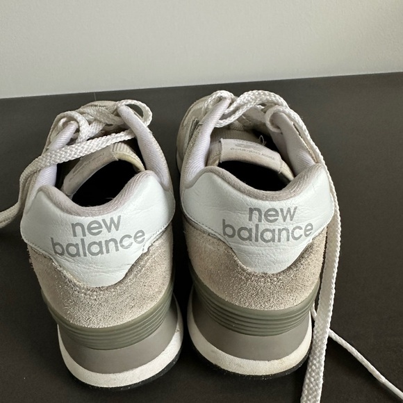 New Balance 574 Core Sneakers in Nimbus Cloud with NB white Women size 8 - Picture 10 of 15